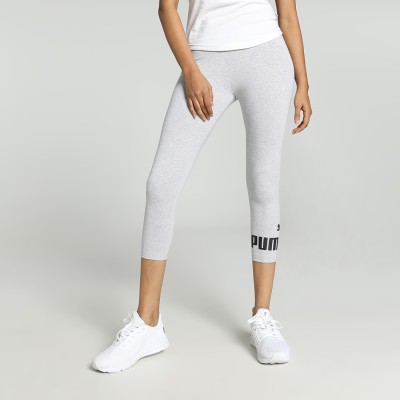 PUMA Solid Women Grey Tights