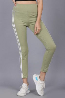 mgrandbear Solid Women Light Green Tights