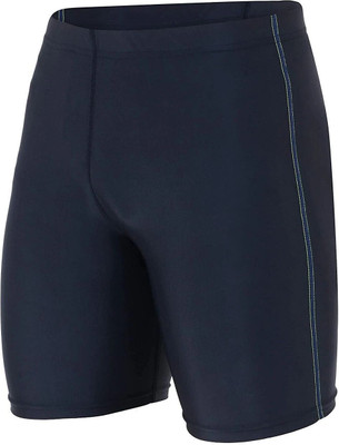 unbeatable Solid Men Dark Blue Tights