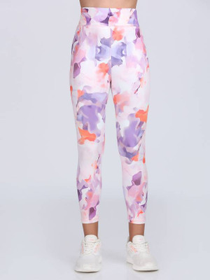 CLOUDTEN Printed Women Multicolor Tights