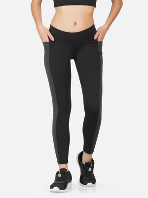 Neu Look Color Block Women Black Tights