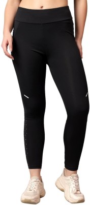 DIDA Solid Women Black Tights