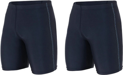 Kyk Striped Men Blue Tights