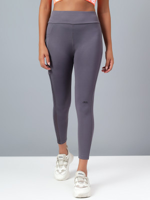 DIDA Solid Women Grey Tights