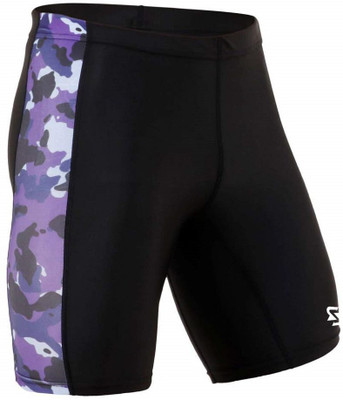 Sportinger Printed Men Blue Tights