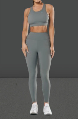 aayansh creations Solid, Self Design Women Grey Tights