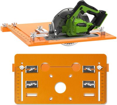 ELEPHANTBOAT Adjustable Circular Saw Guide Rail Bakelite Base 28x15cm Table Top Tile Cutter(1500 W)