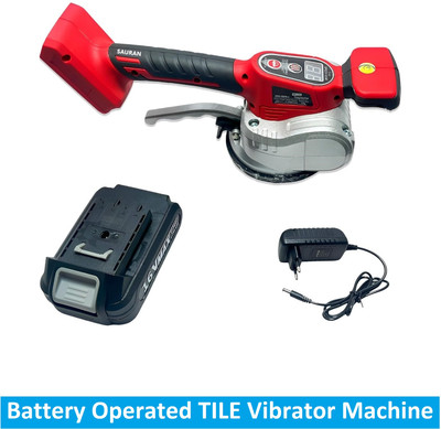 Sauran 16V Cordless Tile Vibration Machine High-Power (TVM6) Table Top Tile Cutter(16 W)