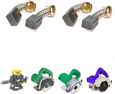 HOXIUL Carbon Brush CM4 For Marble Cutter (Pack Of 2) in All Imported CM4/ CM5/ Router Marble Cutter(1050 W)