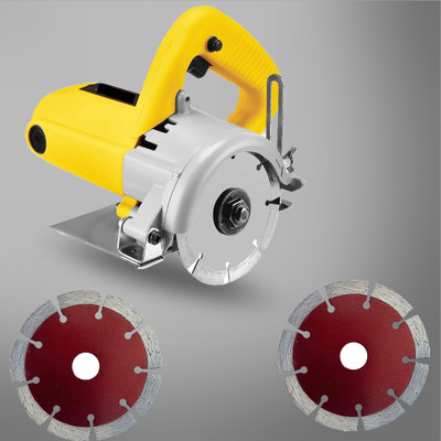 RanPra 110MM CUTTER MACHINE WITH 2PCS OF DAIMOND BLADE Handheld Tile Cutter(1300 W)