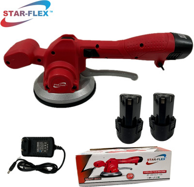STARFLEX M HEAVY DUTY CORDLESS TILED MACHINE, 135 DIA TILES LIFTER & TILES VAIBRATION Handheld Tile Cutter(12 W)