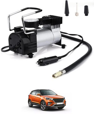 CCMM Universal 12V/150DC Silver Air Pump-71 150 psi Tyre Air Pump for Car & Bike