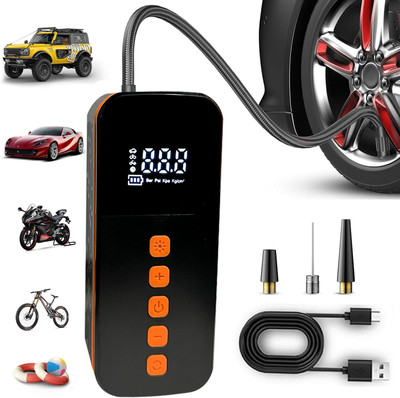 Obvie 150 psi Tyre Air Pump for Car & Bike(Auto Shut Off)