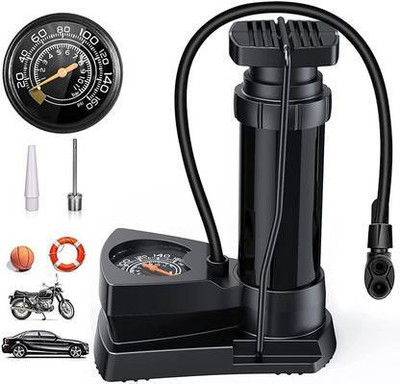 SAHJI 160 psi Tyre Air Pump for Car & Bike