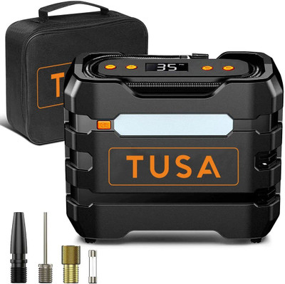 Tusa TUSA11 150 psi Tyre Air Pump for Car & Bike(Auto Shut Off)