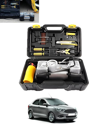 MSNP Universal Big Black Attachi 12V/150PSI Air Pump With Tool For Car-23 150 psi Tyre Air Pump for Car & Bike