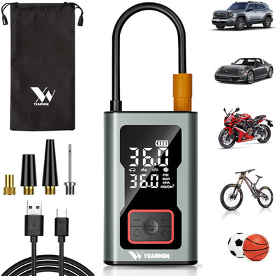 Yearwin 8006 150 psi Tyre Air Pump for Car & Bike(Auto Shut Off)