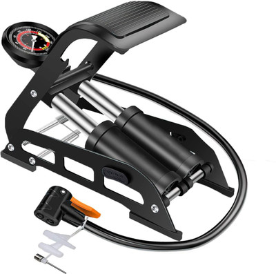 EXOLLENT High-Pressure Air Foot Pump EXLNT25N64 160 psi Tyre Air Pump for Car & Bike(Double Foot)
