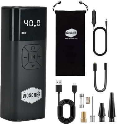 Woscher 150 psi Tyre Air Pump for Car & Bike