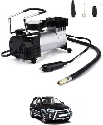 CCMM Universal 12V/150DC Silver Air Pump-97 150 psi Tyre Air Pump for Car & Bike