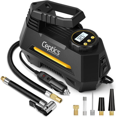 Ceptics 100 psi Tyre Air Pump for Car & Bike(NA)