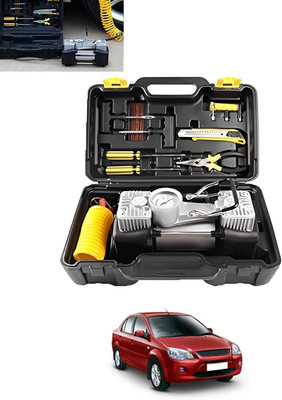 MSNP Universal Big Black Attachi 12V/150PSI Air Pump With Tool For Car-148 150 psi Tyre Air Pump for Car & Bike