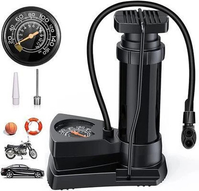SAHJI 160 psi Tyre Air Pump for Car & Bike