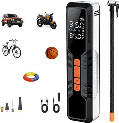 brainle 150 psi Tyre Air Pump for Car & Bike