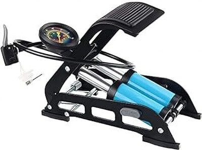 EXOLLENT High-Pressure Air Foot Pump EXLNT25N53 160 psi Tyre Air Pump for Car & Bike(Double Foot)