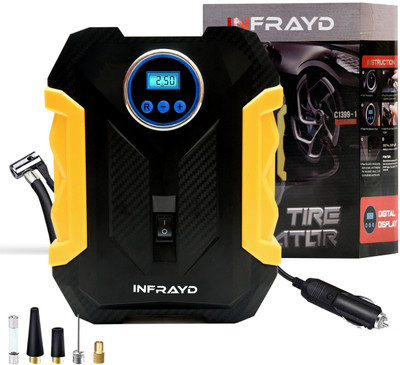 Infrayd Inf-228 150 psi Tyre Air Pump for Car & Bike(Auto Shut Off)