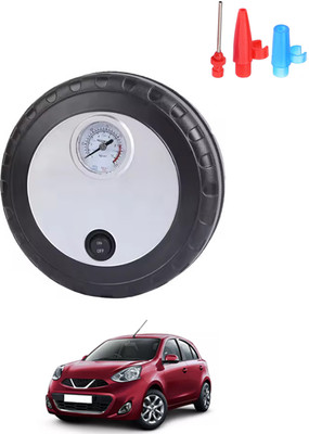 CCMM Universal Round Shape Air Pump-187 300 psi Tyre Air Pump for Car & Bike