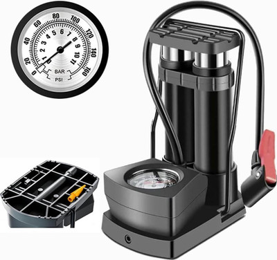 TEXUM TAP/P4 161 psi Tyre Air Pump for Car & Bike(NA)