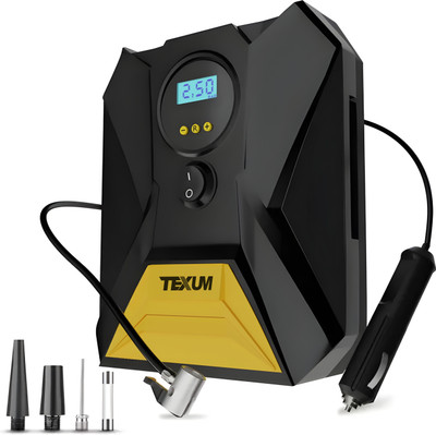 TEXUM TAP-8Y 160 psi Tyre Air Pump for Car & Bike(Bleeder Valve Present)
