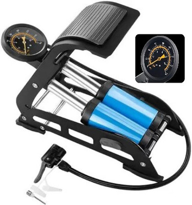 EXOLLENT High-Pressure Air Foot Pump EXLNT25N79 160 psi Tyre Air Pump for Car & Bike(Double Foot)