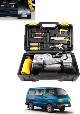 MSNP Universal Big Black Attachi 12V/150PSI Air Pump With Tool For Car-199 150 psi Tyre Air Pump for Car & Bike