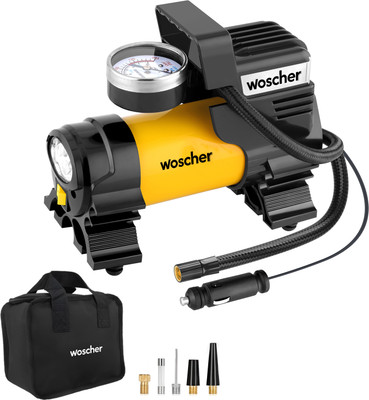 Woscher 678 Metal 150 psi Tyre Air Pump for Car & Bike(Auto Shut Off)
