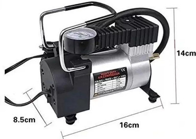 NIR JAY PUMP 684 140 psi Tyre Air Pump for Car & Bike