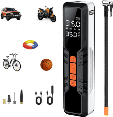 VUSTICA 150 psi Tyre Air Pump for Car & Bike