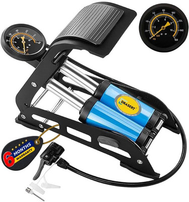 Drasert 160 psi Tyre Air Pump for Car & Bike(Double Foot)