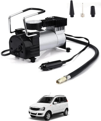 CCMM Universal 12V/150DC Silver Air Pump-213 150 psi Tyre Air Pump for Car & Bike