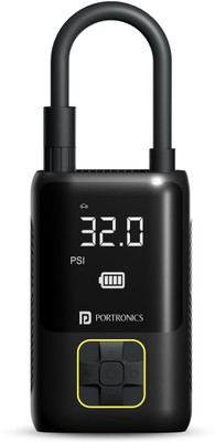 Portronics 150 psi Tyre Air Pump for Car & Bike