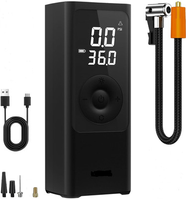 FLUDDER 150 psi Tyre Air Pump for Car & Bike(Auto Shut Off)