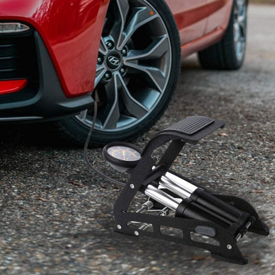 Nestrova AIRPUMP227 160 psi Tyre Air Pump for Car & Bike(Double Foot)