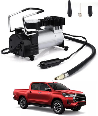 CCMM Universal 12V/150DC Silver Air Pump-140 150 psi Tyre Air Pump for Car & Bike