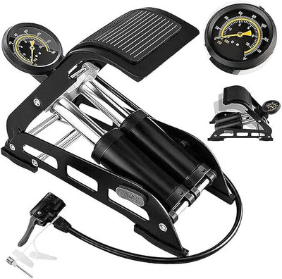 Worldwise 160 psi Tyre Air Pump for Car & Bike(Double Foot)