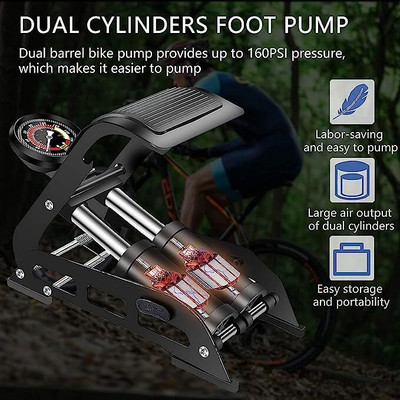 SeaRegal 160 psi Tyre Air Pump for Car & Bike