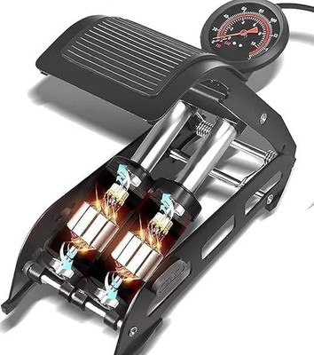 Nestrova AIRPUMP160 160 psi Tyre Air Pump for Car & Bike(Double Foot)