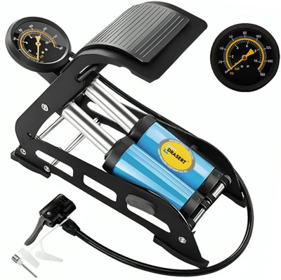 Drasert 160 psi Tyre Air Pump for Car & Bike
