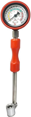 Shrinath Industries Analog Tire Pressure Gauge With TTC | For Car, Motorbike & Truck |(200 PSI)