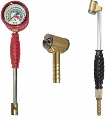 Alfon Analog Tire Pressure Gauge (TTC +TTC PG + TTCS)(200 PSI)